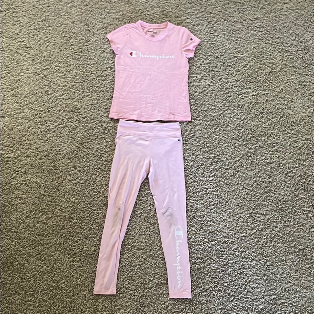 Champion Light Pink Activewear Set